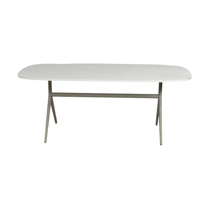 Møtebord fra IKEA, hvit laminat, 183x90 cm