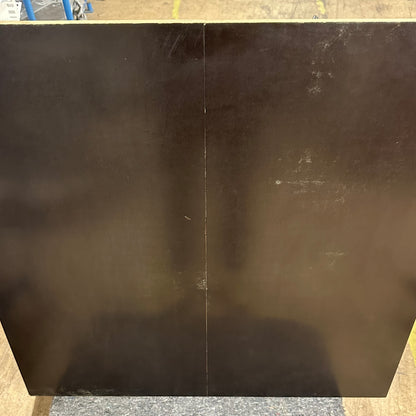 Samtalebord fra Vitra, sort MDF, 100x100 cm