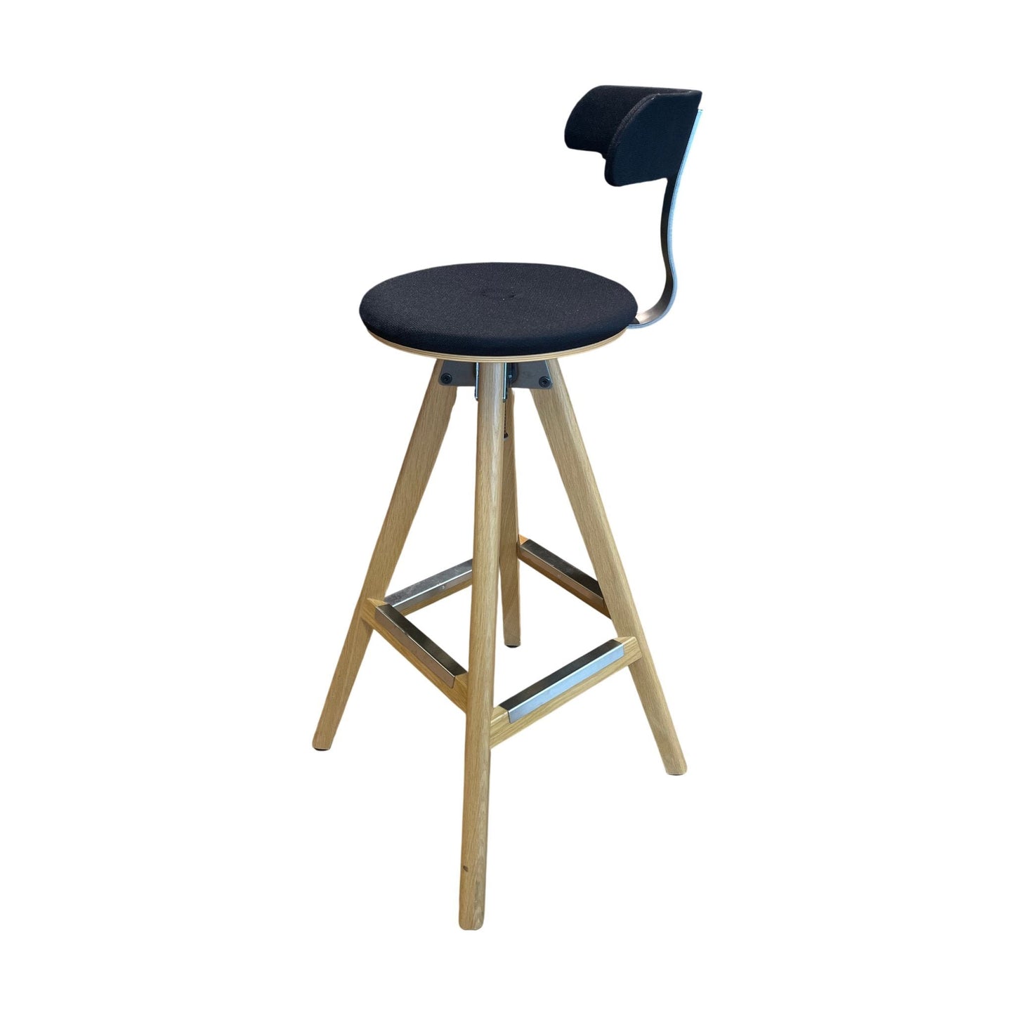 Barkrakk fra SA møbler, svart, 75-84 cm høy