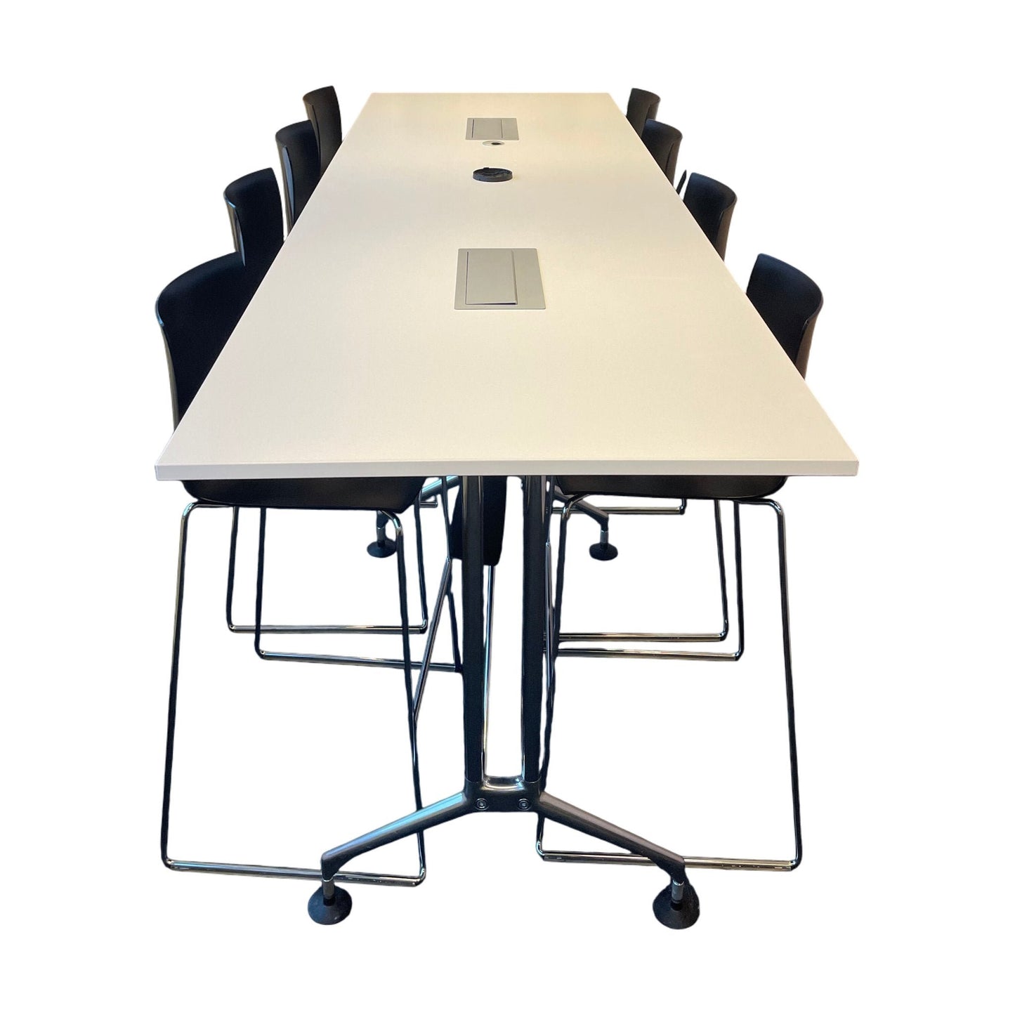 Vitra Medamorph barbord, hvit, 280x90 cm, 110 cm høy