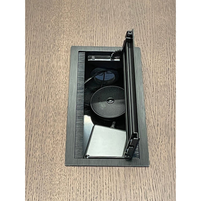 Trefarget møtebord, 360x90 cm