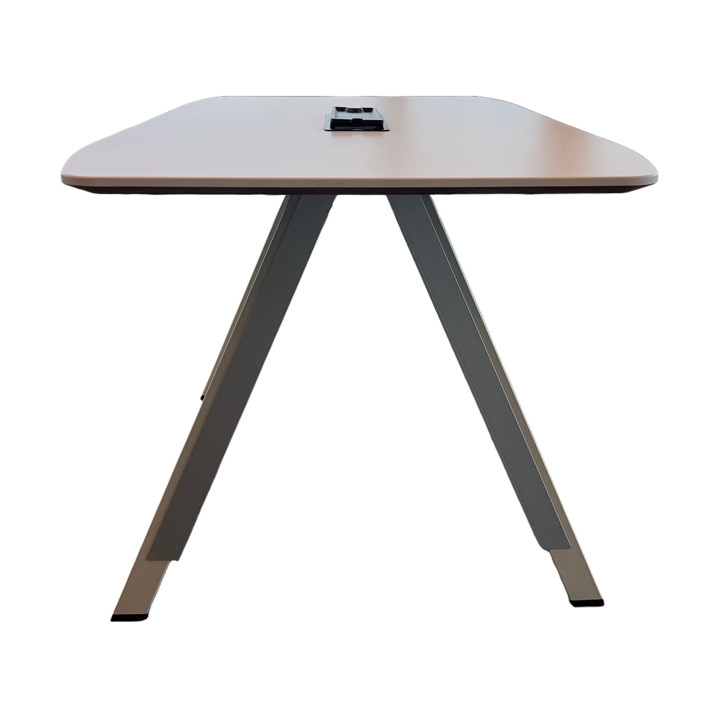 Møtebord fra Iglo, hvit laminat, 160x80 cm