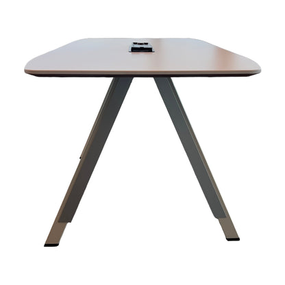 Møtebord fra Iglo, hvit laminat, 160x80 cm