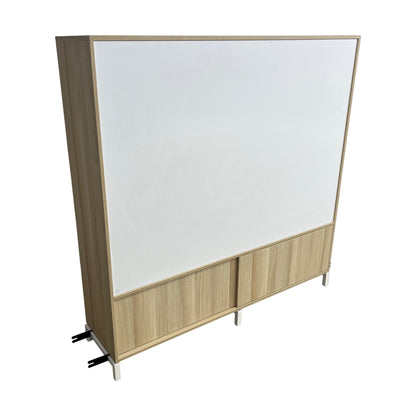 Hylle fra Kinnarps, beige, 160 cm