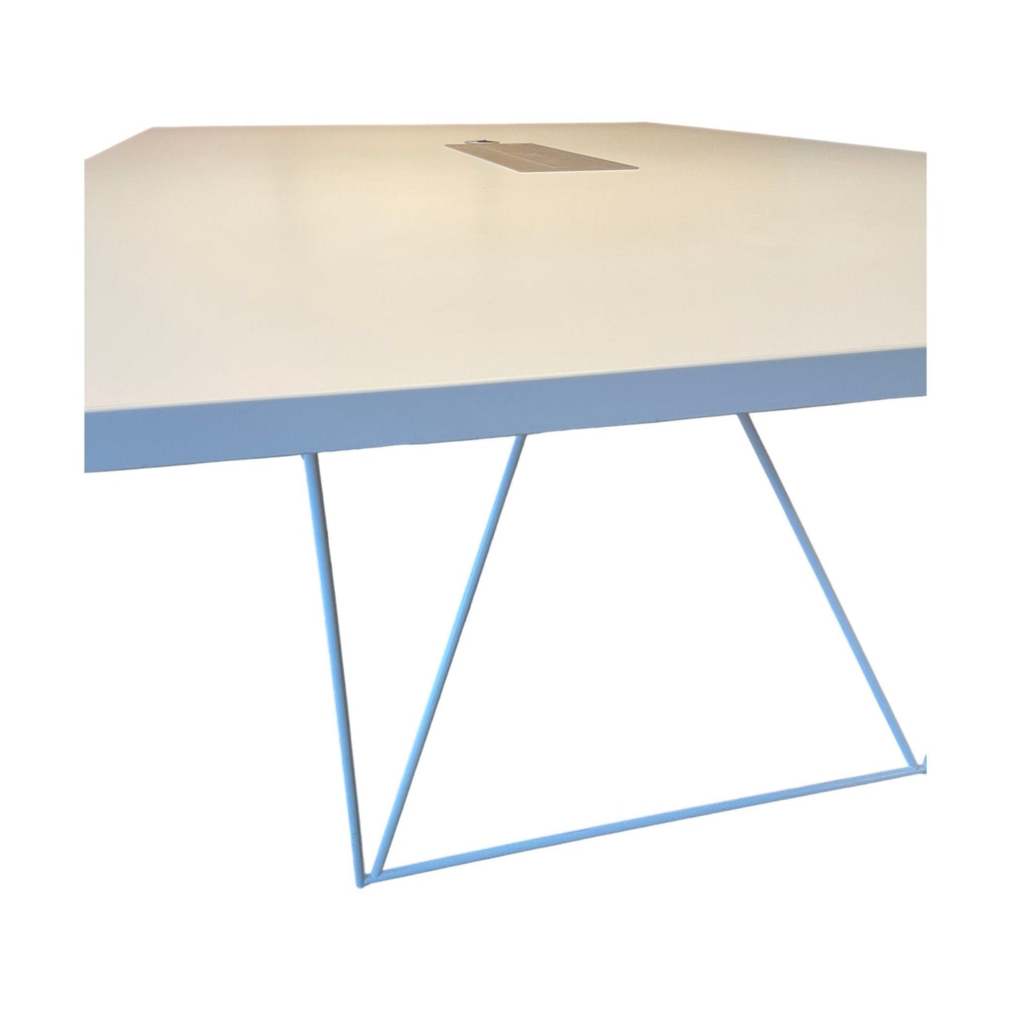 Narbutas Air møtebord, hvit laminat, 220x130 cm