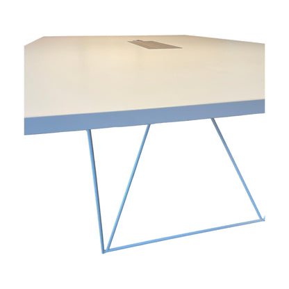 Narbutas Air møtebord, hvit laminat, 220x130 cm