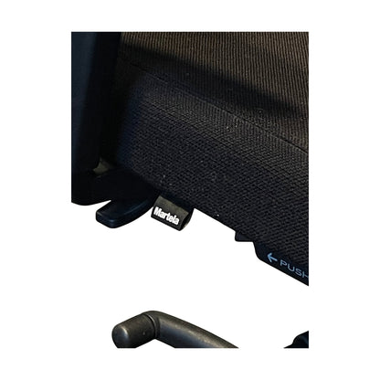 James kontorstol fra Martela, svart