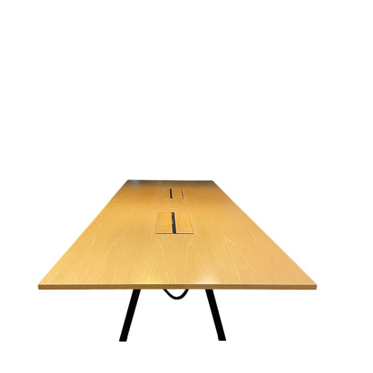 Aarsland møtebord, trefarget, 340x120 cm