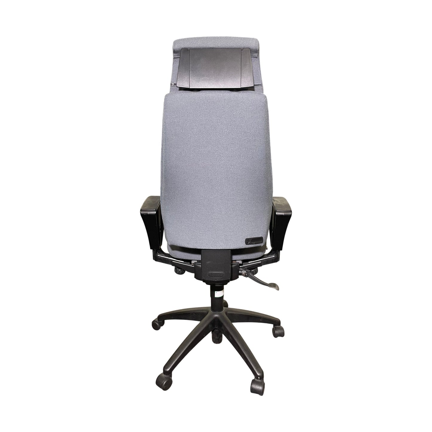 Kontorstol fra Kinnarps, Freefloat 6000/8000, grå med armlener