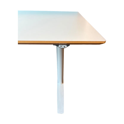 Elektrisk hev/senk skrivebord, grå, 160x80 cm