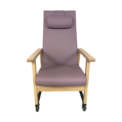 Zeta hvilestol fra VAD, lilla skinn