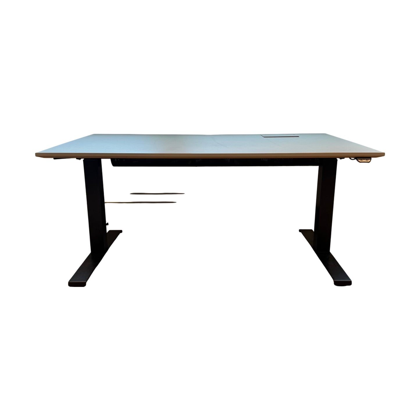 Kinnarps el hev/senk med beige plate - 140x80