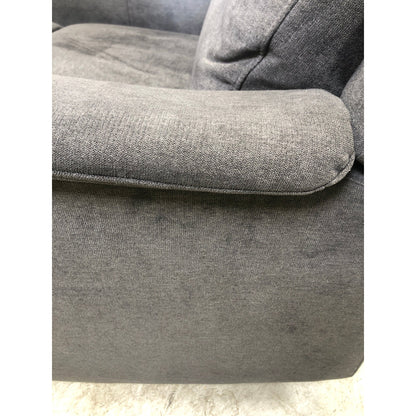 Tornio lenestol fra A-Møbler, grått tekstil, svingbar, recliner