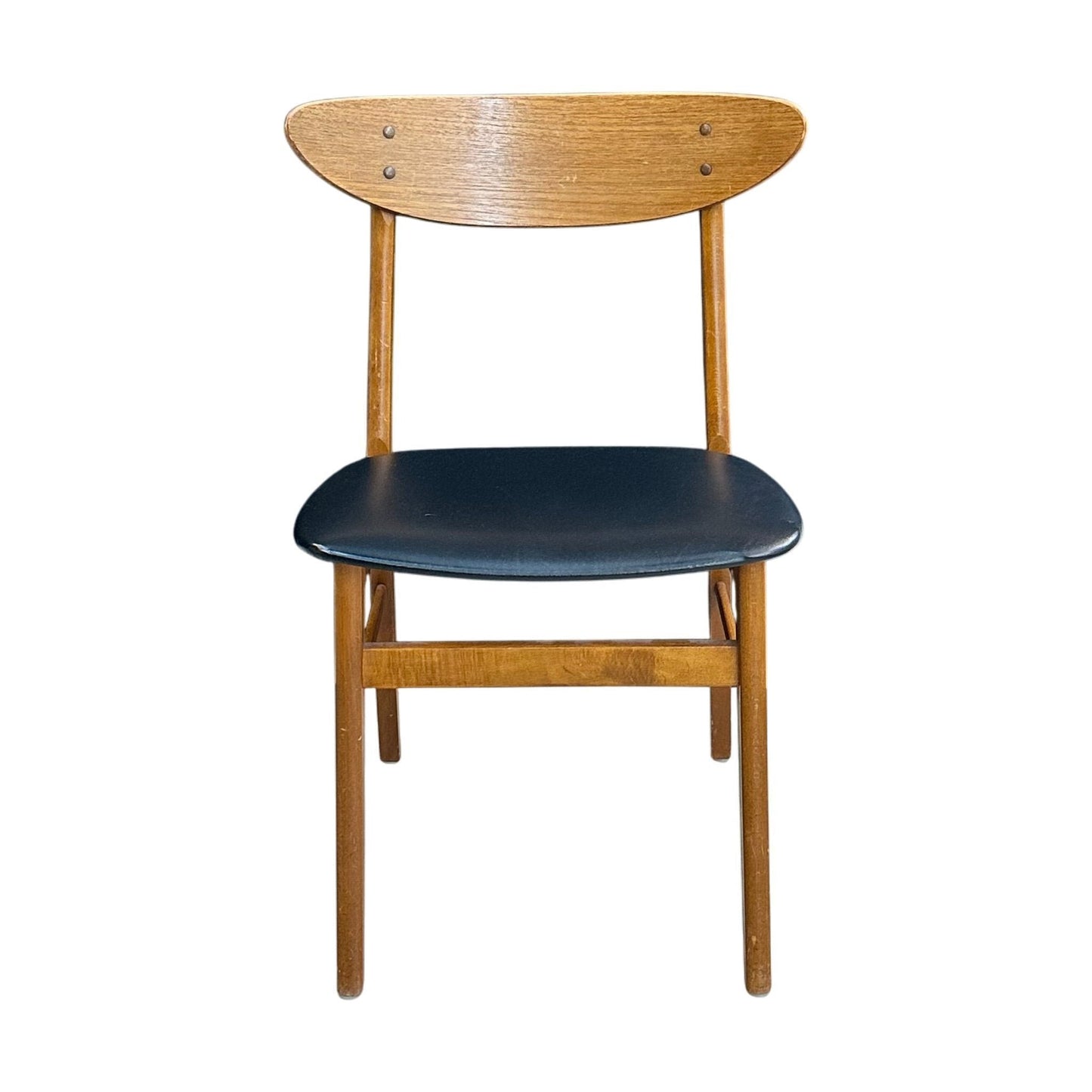 Spisestol, trefarget, skinnsete