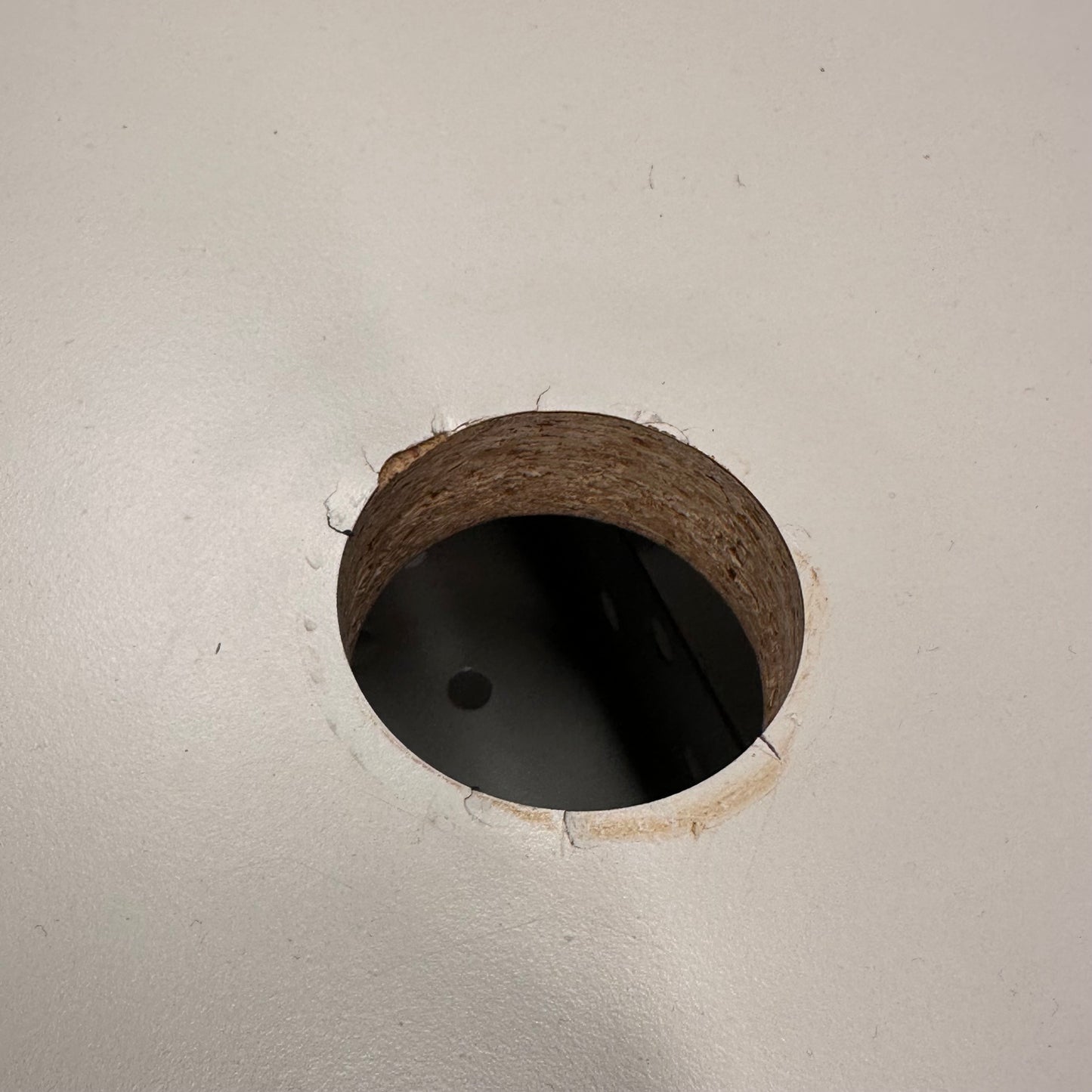 Elektrisk hev/senk skrivebord 160x80 cm, hvit laminat