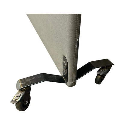 Götesson skillevegg på hjul, 120x165 cm, grå