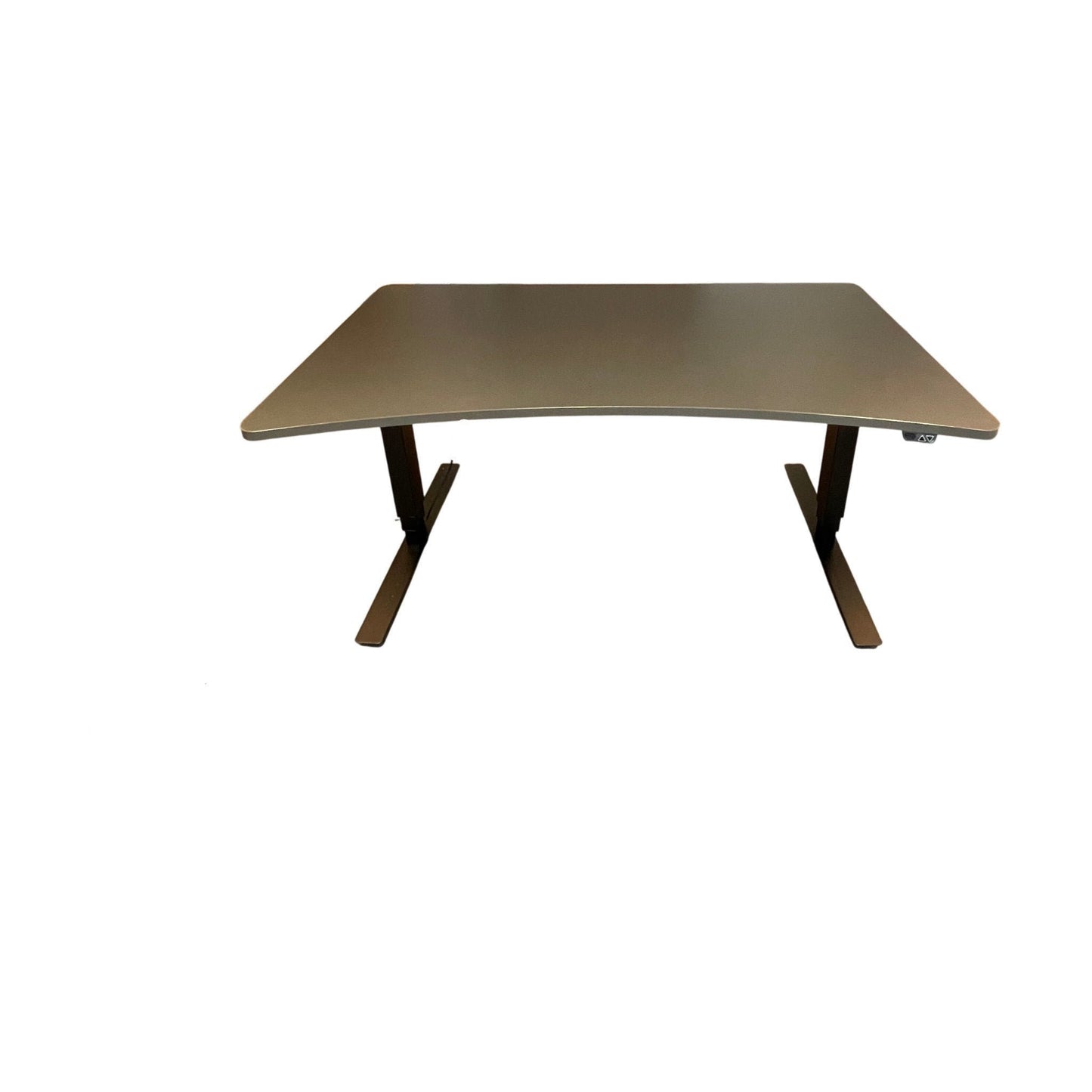 Elektrisk hev/senk skrivebord, svart, 160x80 cm