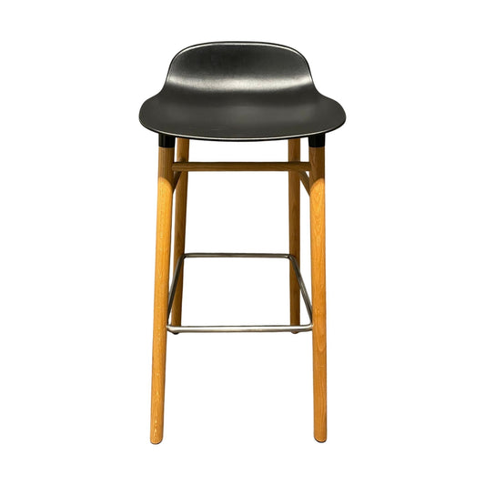 Form barstol fra Normann Copenhagen, svart, 75 cm