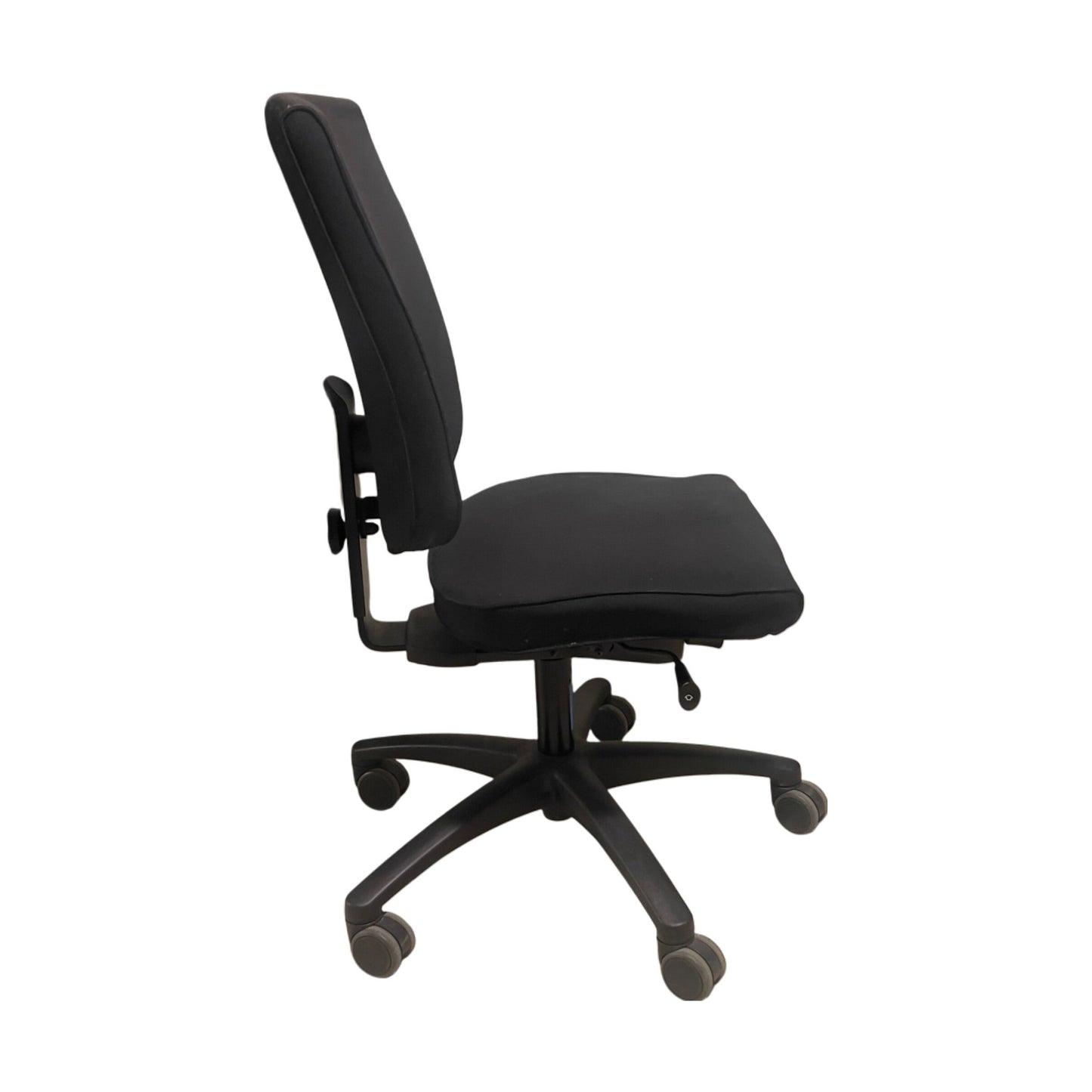 Kontorstol, sort stoff