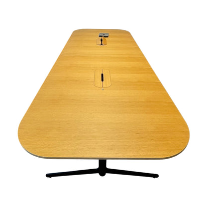 Møtebord trefarget, 320x125 cm