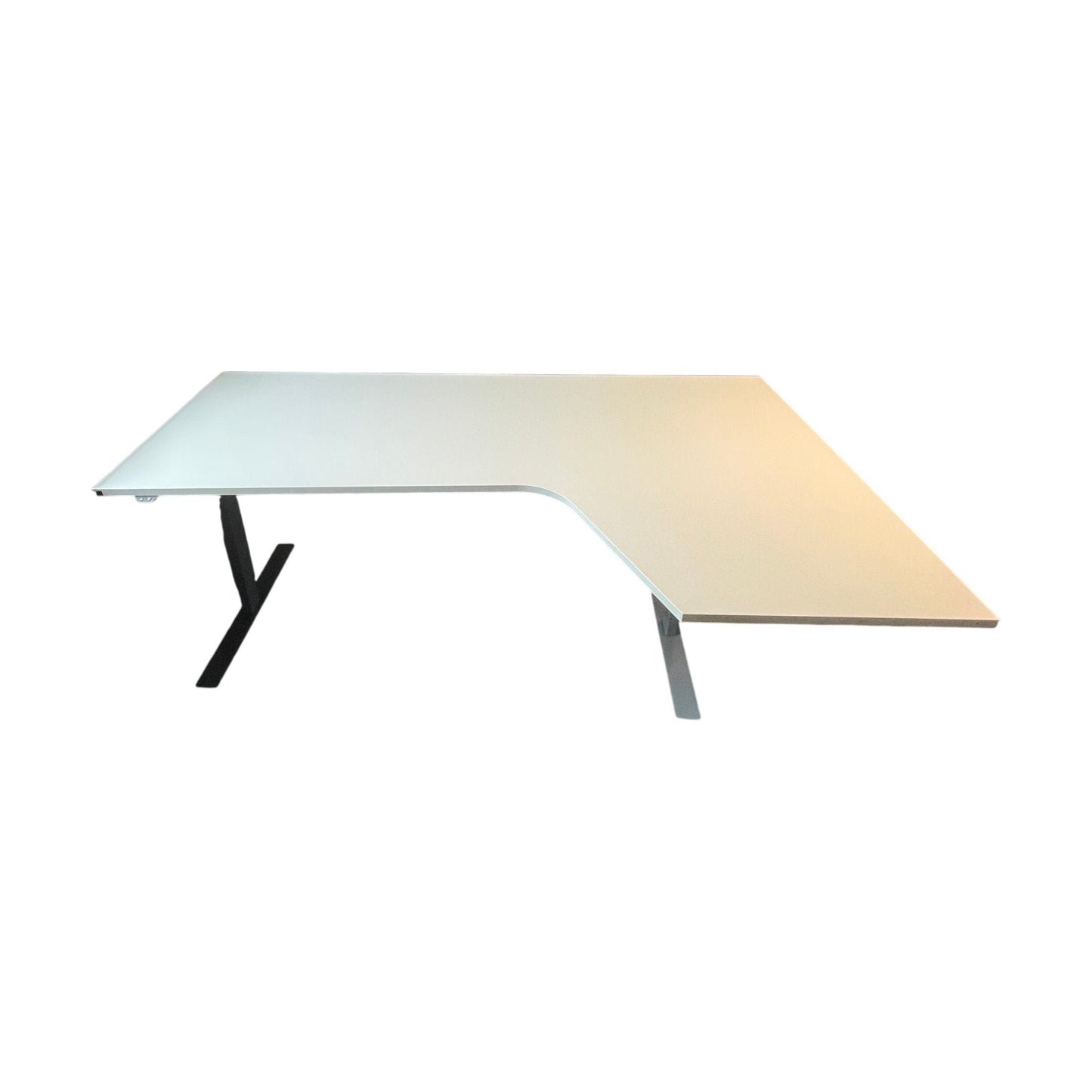 Hjørnepult fra Martela, hvit, 200x120 cm