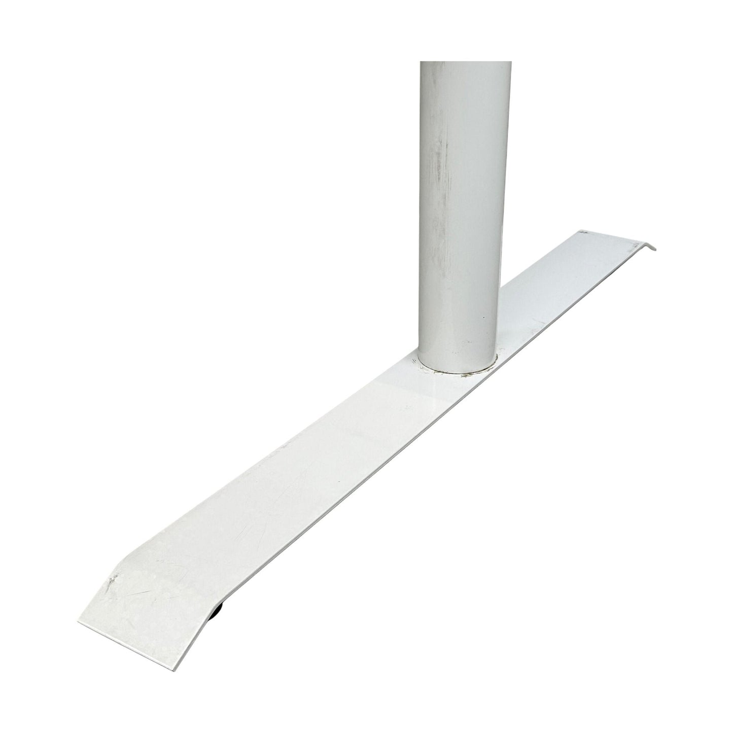 Elektrisk hev/senk skrivebord, hvit laminat, 140x80 cm