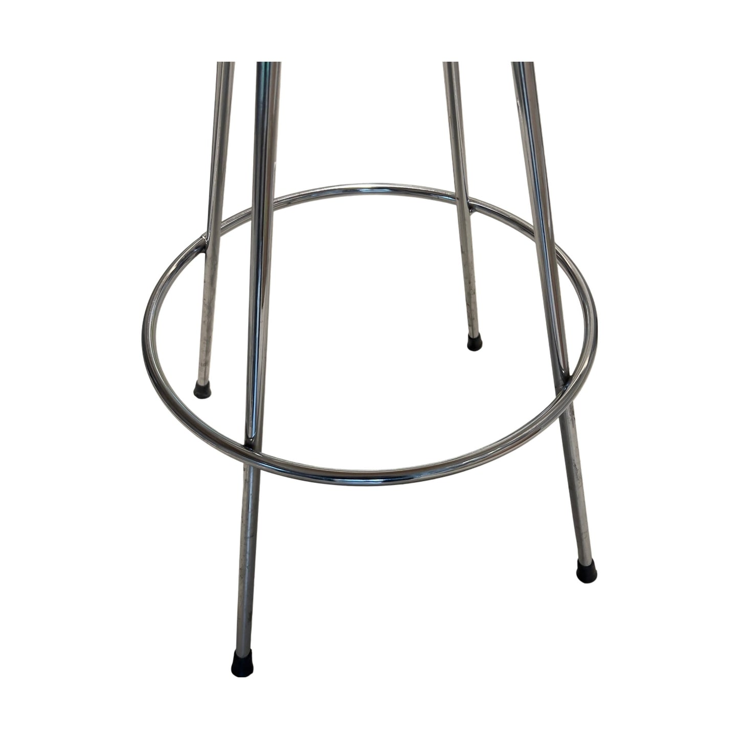 Barstol i trefarget tre og metall, 30 cm