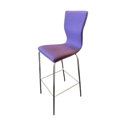 Graf barstol fra EFG, lilla, 77 cm høy
