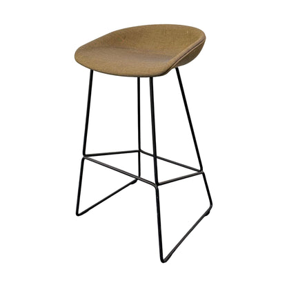 HAY About A Stool, barstol i grønn/gul