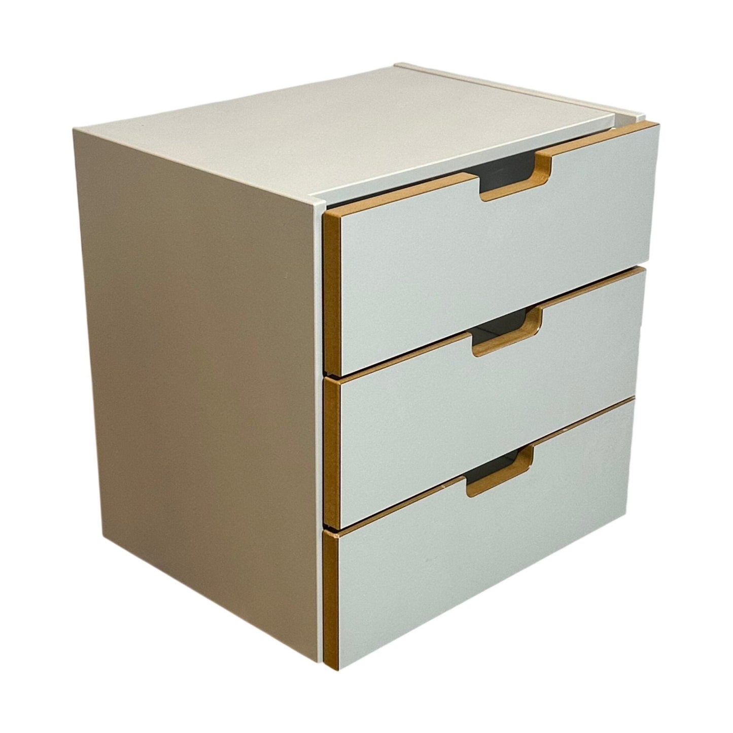 Skuffekassett fra Aarsland, grå, 3 skuffer, 36x36x36