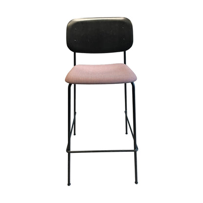 Soft edge 95 barstol fra HAY, lilla, 75 cm høy