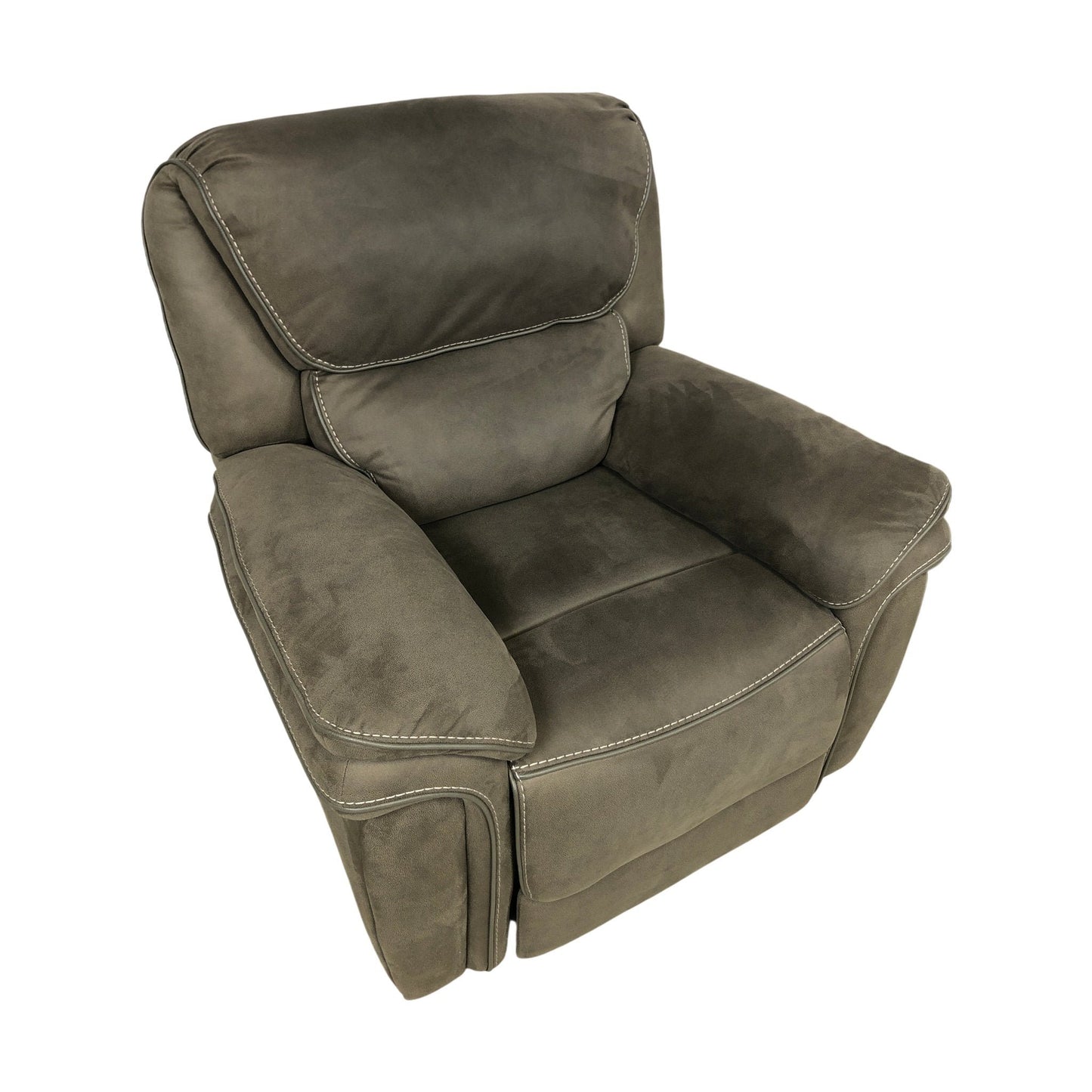Preston Sofagruppe fra A-Møbler, 3- 2- og 1-seter, gråbrun microfiber