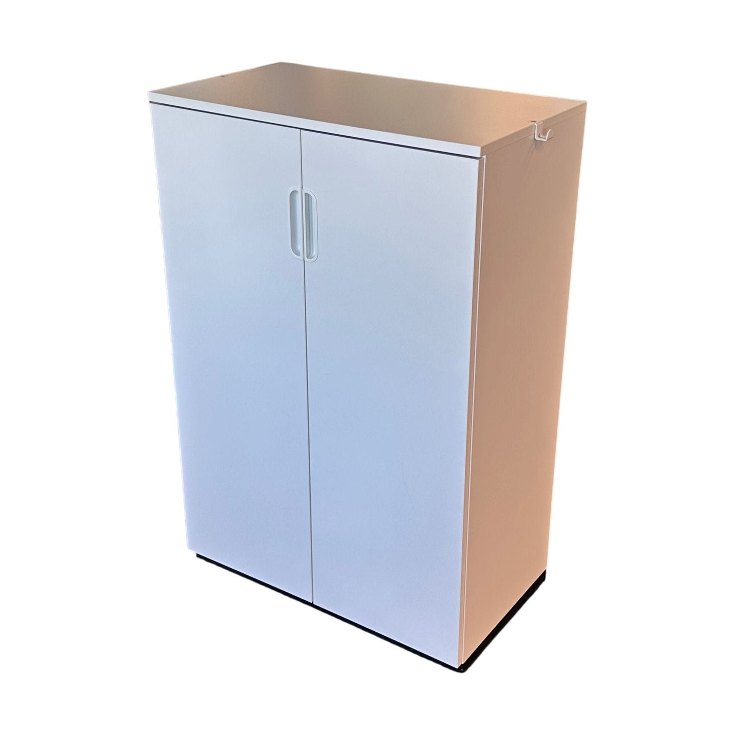 Skap med 2 dører, hvit