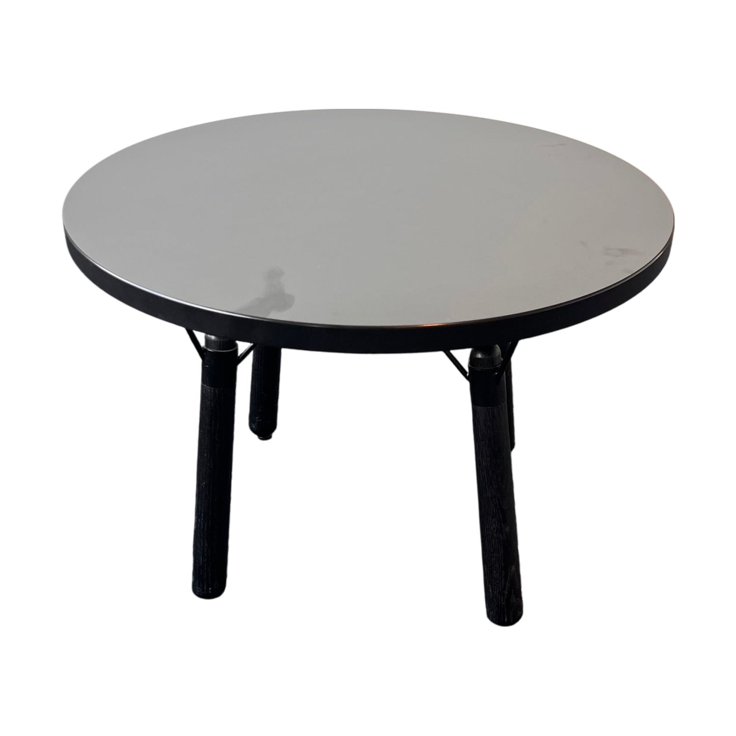 Sidebord i sort treverk, 60x42 cm