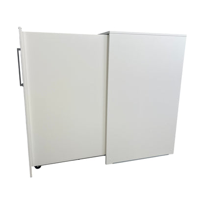 Låsbar tårnskap fra Kinnarps, åpning venstre, hvit