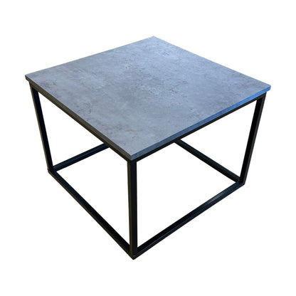 Sidebord fra JYSK, imitert betong, 60x60 cm