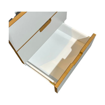 Skuffekassett fra Aarsland, grå, 3 skuffer, 36x36x36