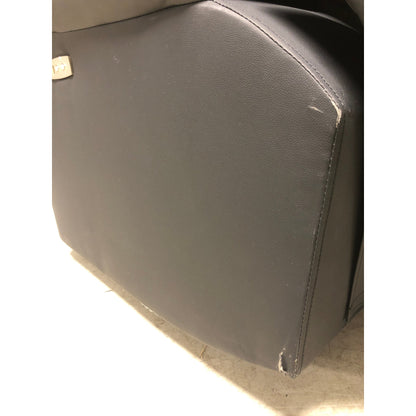 Mayfield 3-seter sofa, sort hud/PVC