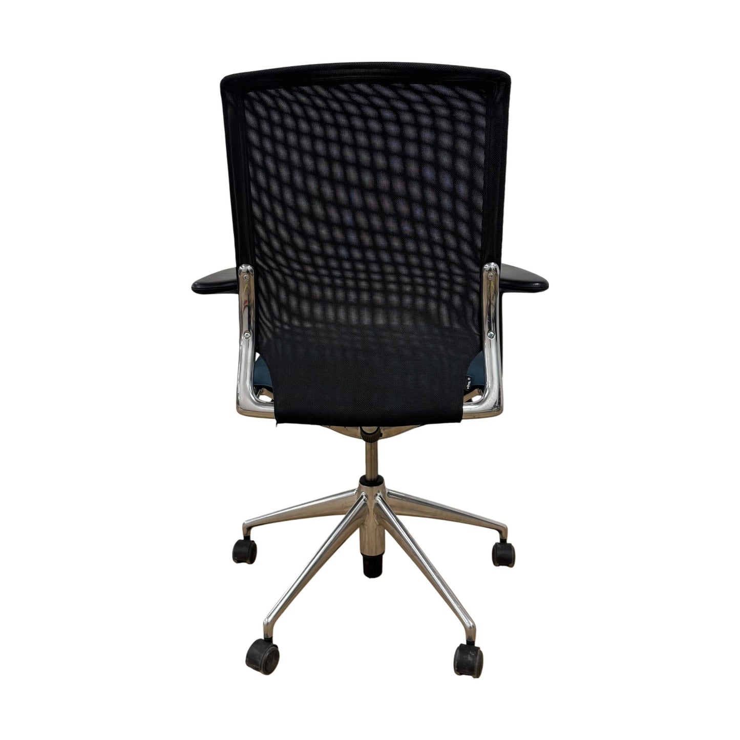 Vitra Meda kontorstol med blått sete