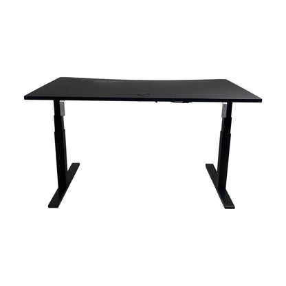 EL hev/senk skrivebord 160x70 cm, svart