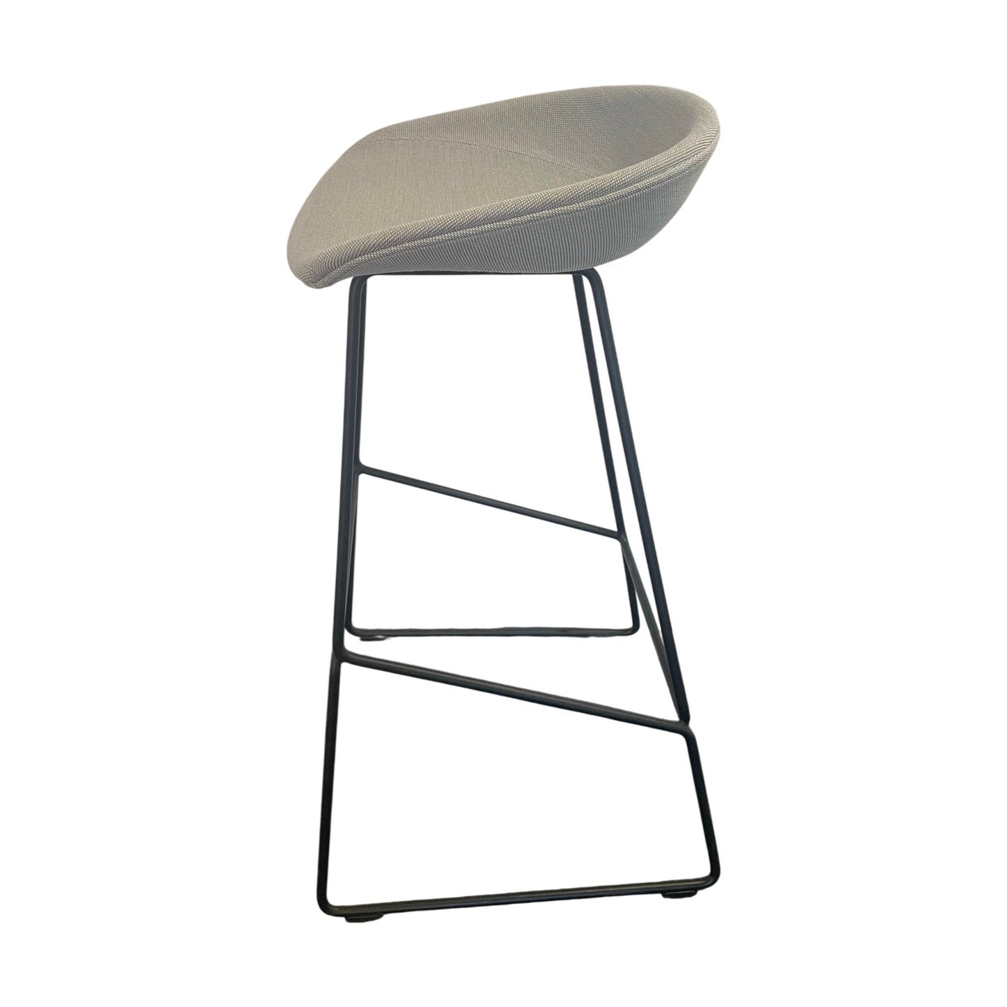 About a stool barstol fra HAY, grå, 76 cm høy