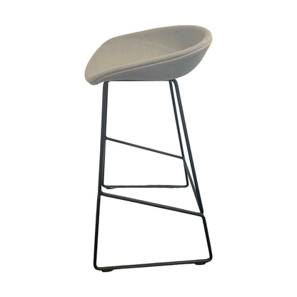 About a stool barstol fra HAY, grå, 76 cm høy