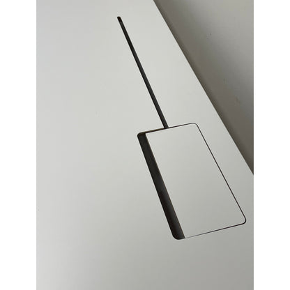 Dencon elektrisk hev/senk skrivebord, hvit, 120x80 cm