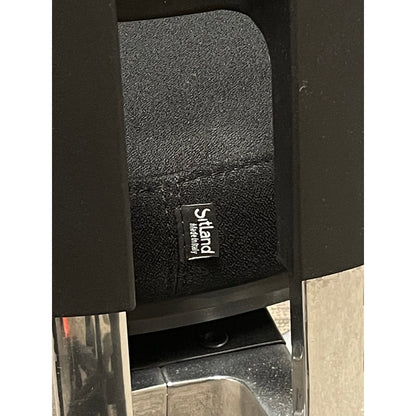 Sitland kontorstol, sort stoff