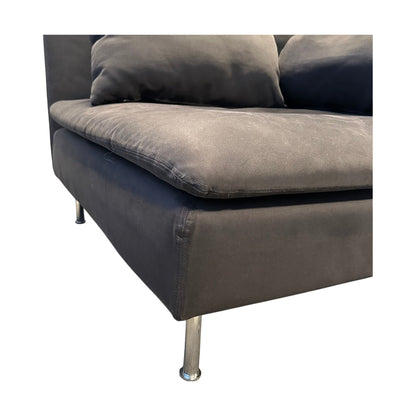 IKEA Söderhamn hjørnemodul, grå med armlener