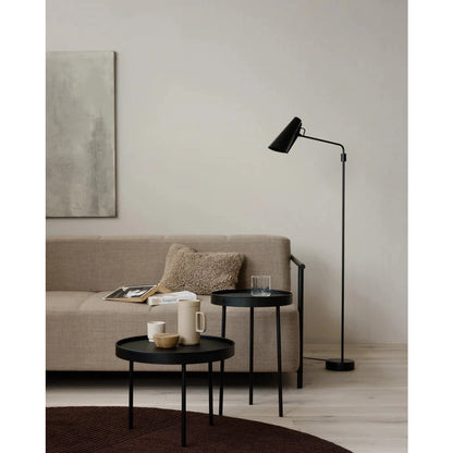 Stilk sofabord fra Northern, sort, 34x34 cm