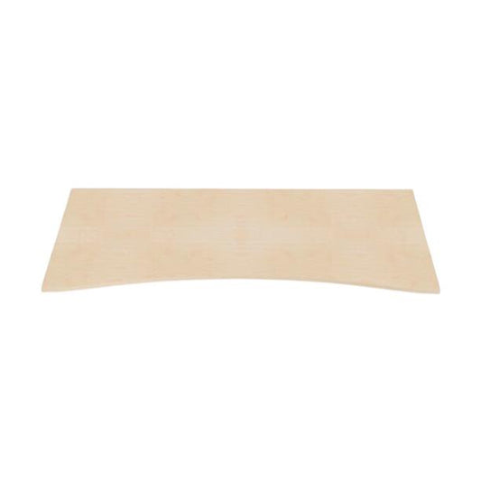 Bjerk bordplate med magebue, 180x80 cm