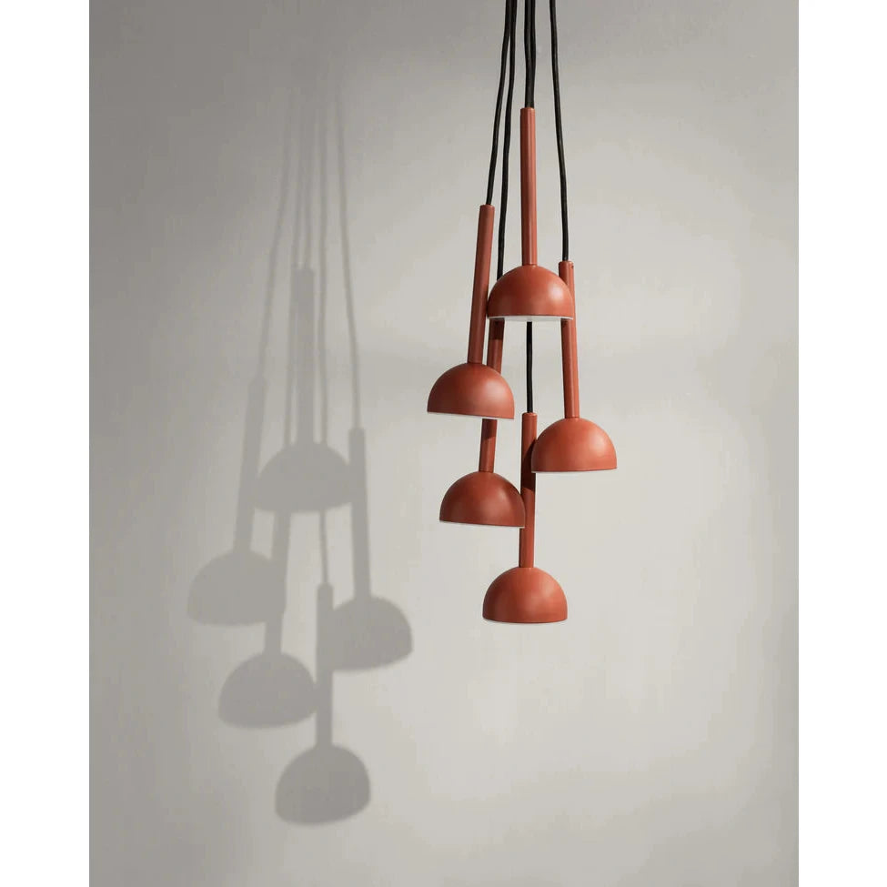Blush pendellampe fra Northern, rust