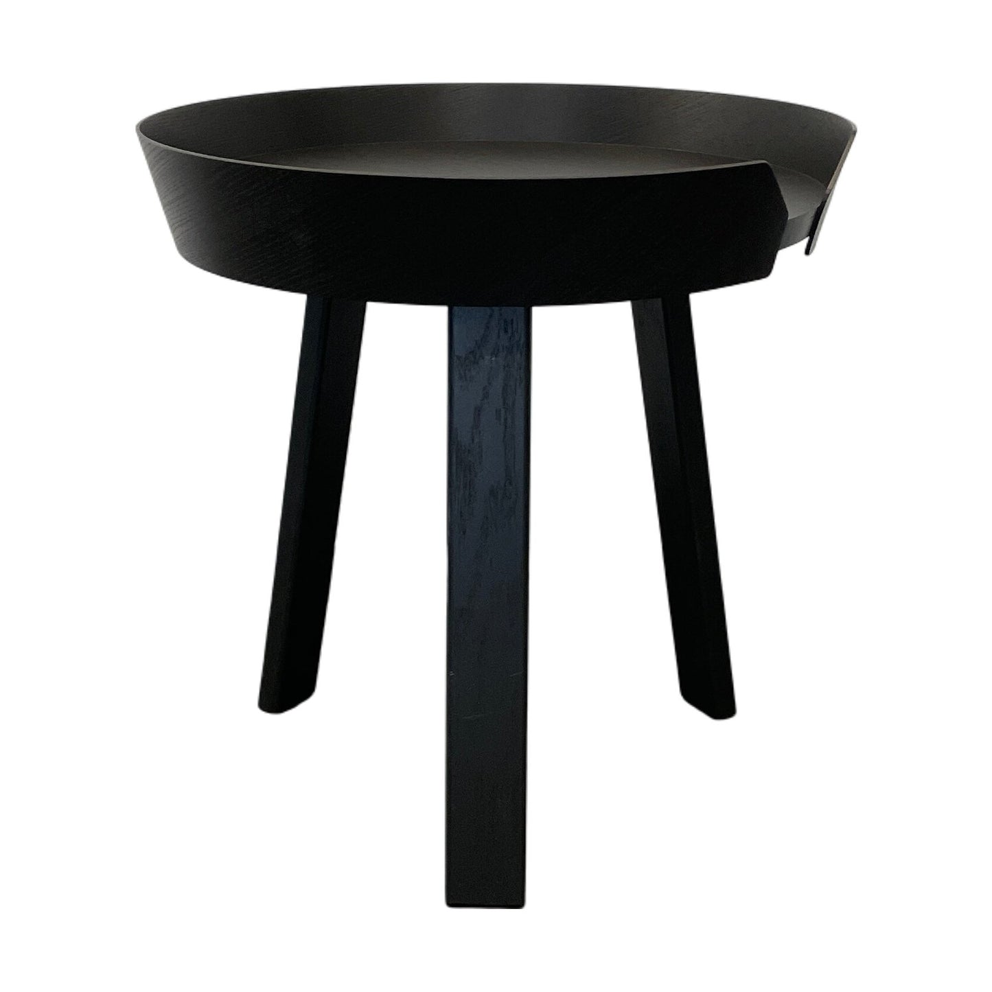 Around sofabord fra Muuto, sortbeiset eik, 45x45x35 cm