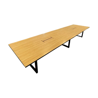 Møtebord fra Kinnarps, trefarget, 480x120 cm